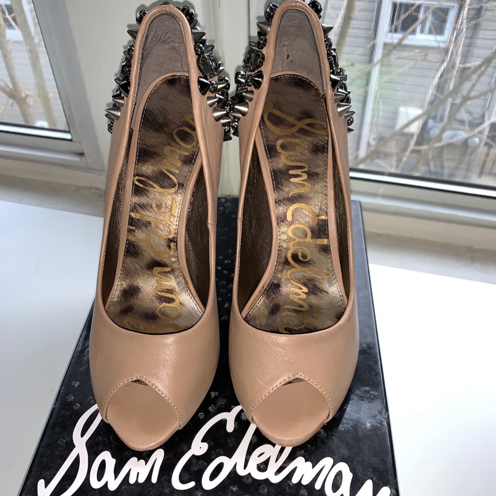 Sam Edelman Nude Lorissa Spiked
